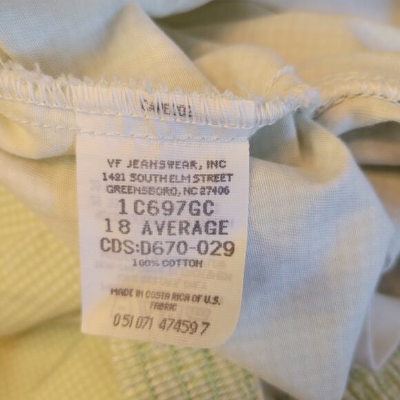 Chic Pastel Green Gingham Pants, 18 - Picture 4 of 5